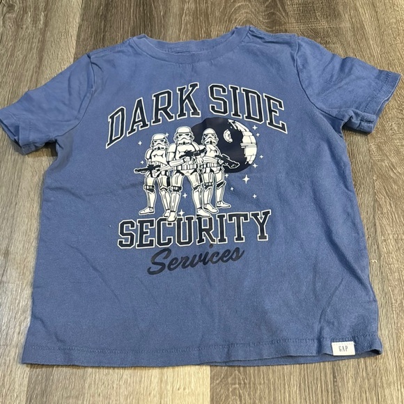 GAP Other - Boys GAP Blue Short Sleeve Tee with Graphic Print sz small